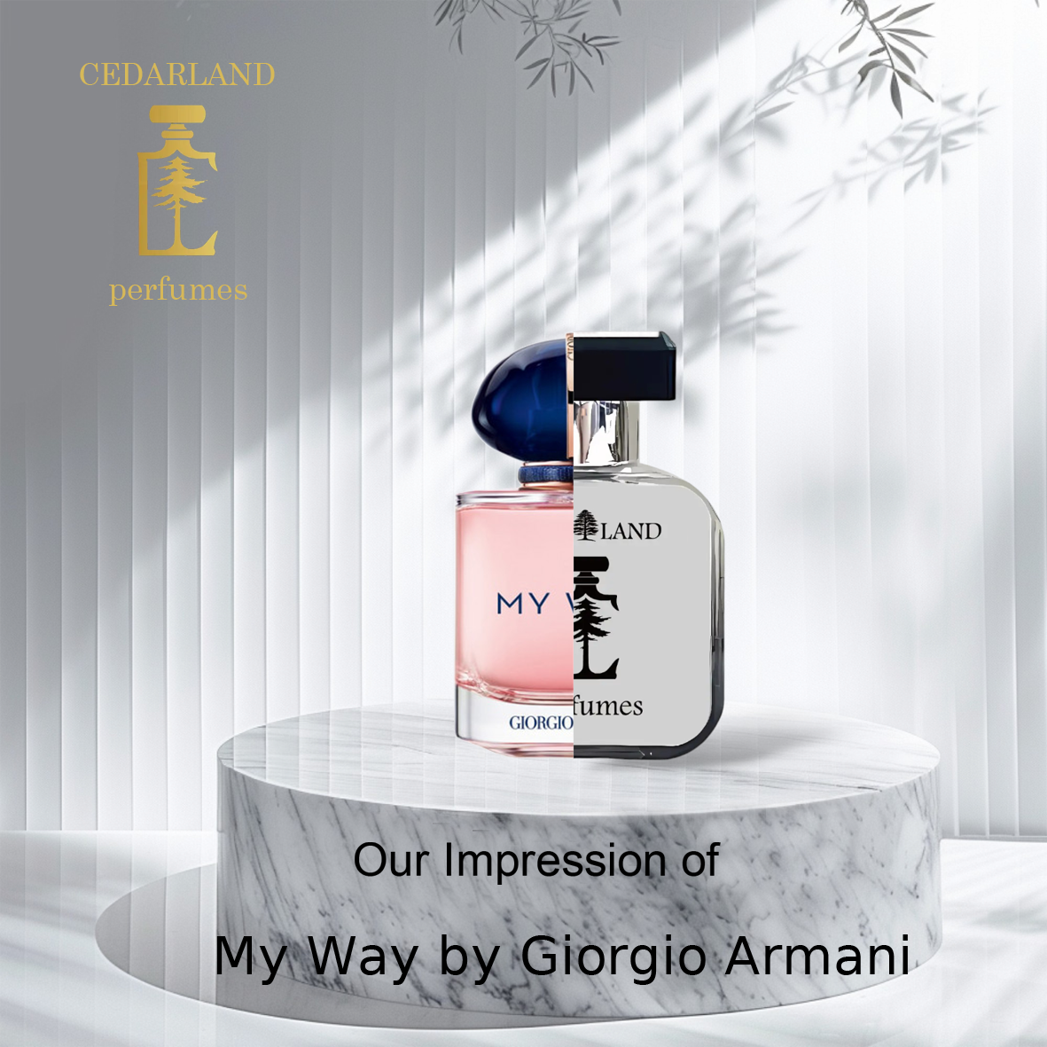 Our impression of My Way by Giorgio Armani – CedarLand perfumes