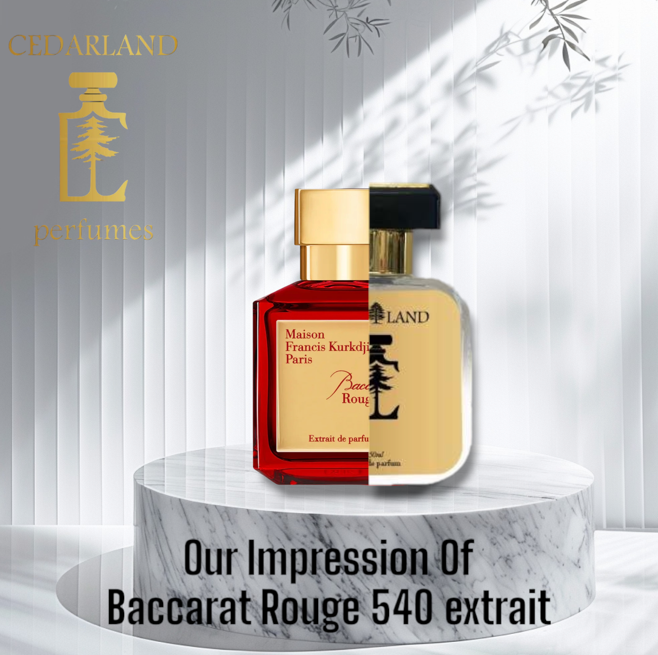 Our impression of Baccarat Rouge 540 extrait 10 ml