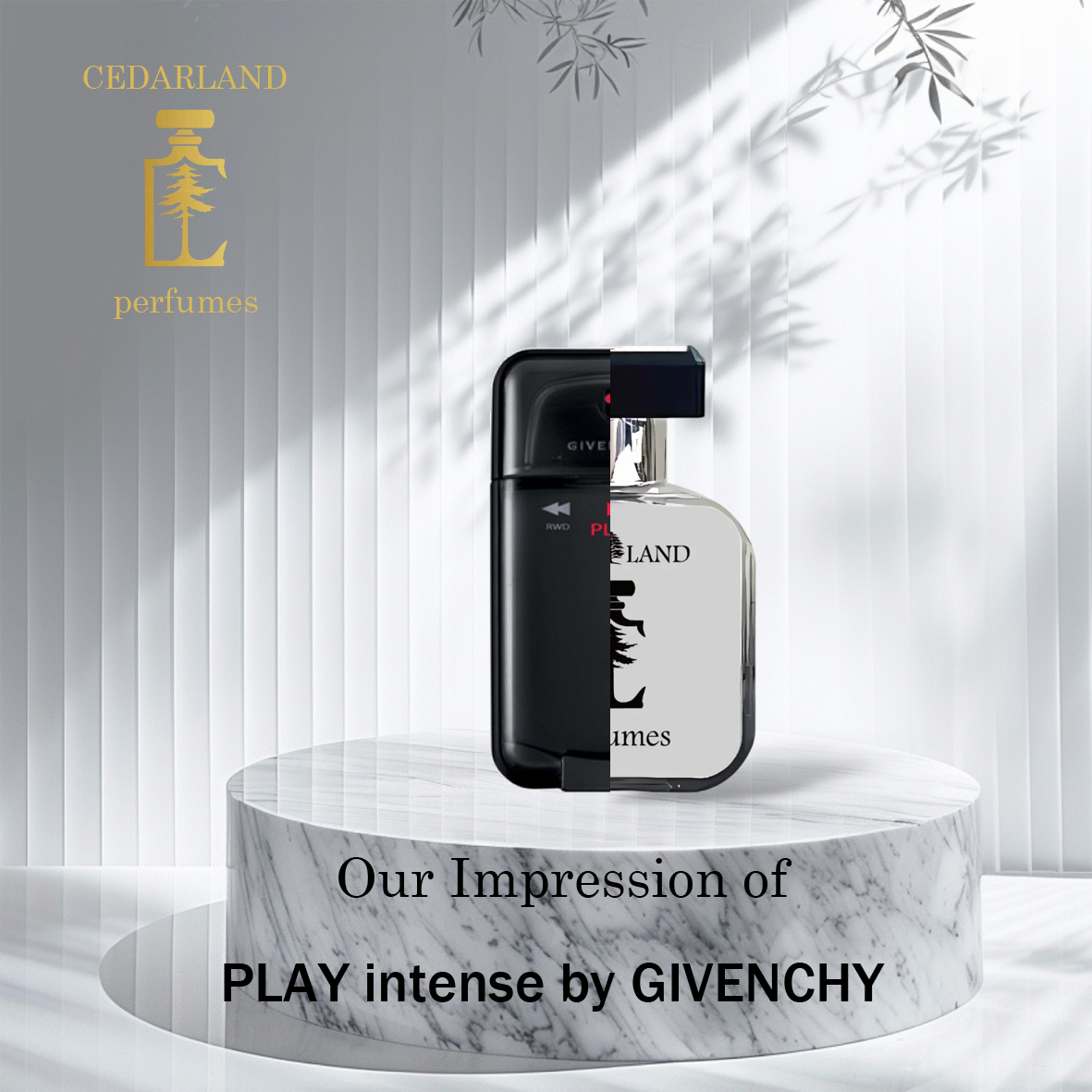 Our impression of PLAY Intense by Givenchy 10 ml