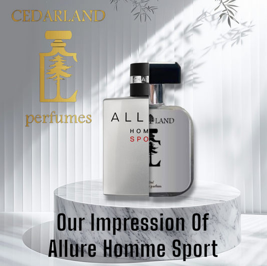 Our impression of Allure Homme Sport by Chanel 15 ml