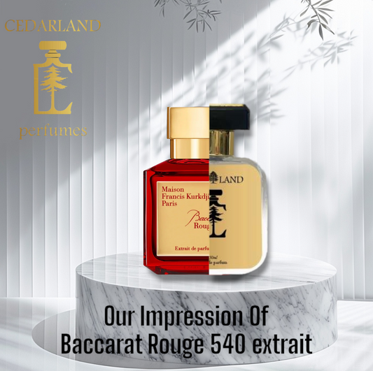 Our impression of Baccarat Rouge 540 extrait 15 ml